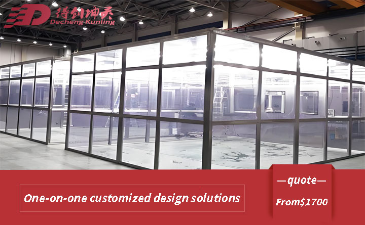 modular clean room cost