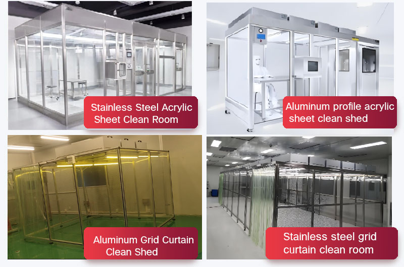 industries use modular clean rooms