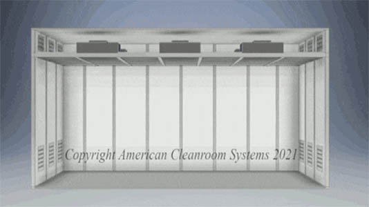 Clean room outdoor circulation system diagram