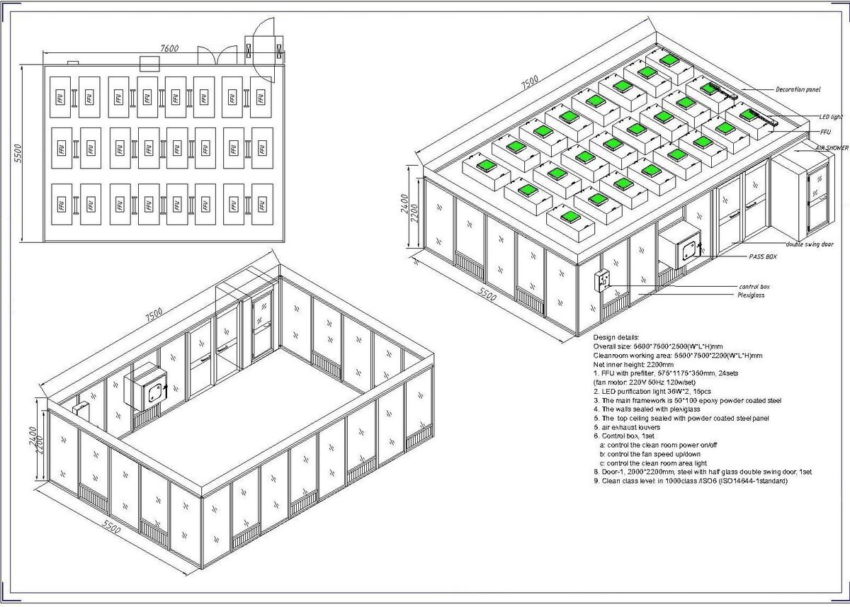 design a Modular Hardwall Cleanroom