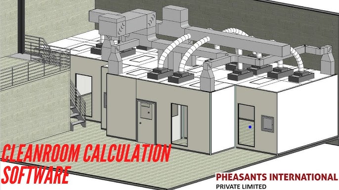 air pressure and airflow controlled in a Modular Hardwall Cleanroom