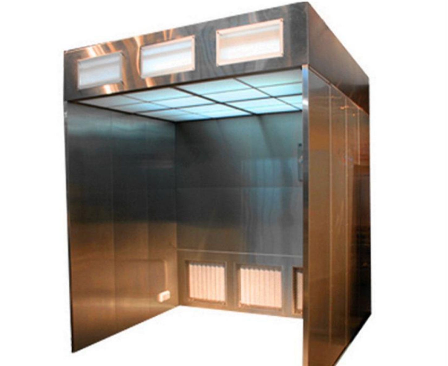 differential pressure in a dispensing booth